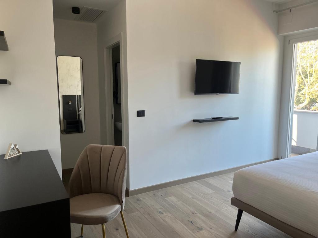 TV a/nebo společenská místnost v ubytování SambuRoom B&B