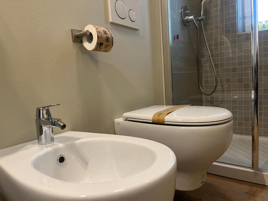Koupelna v ubytování SambuRoom B&B