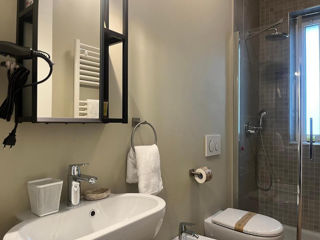 Koupelna v ubytování SambuRoom B&B