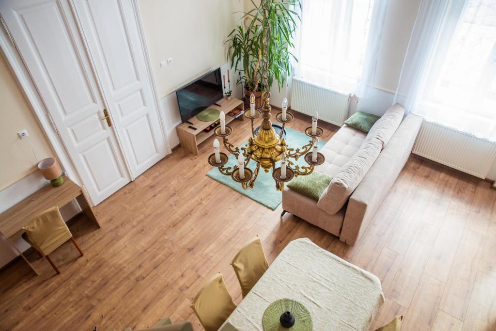 Posezení v ubytování Nagymaros Apartman