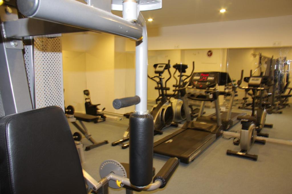 Fitness centrum a/nebo fitness zařízení v ubytování Mozaik Hotel