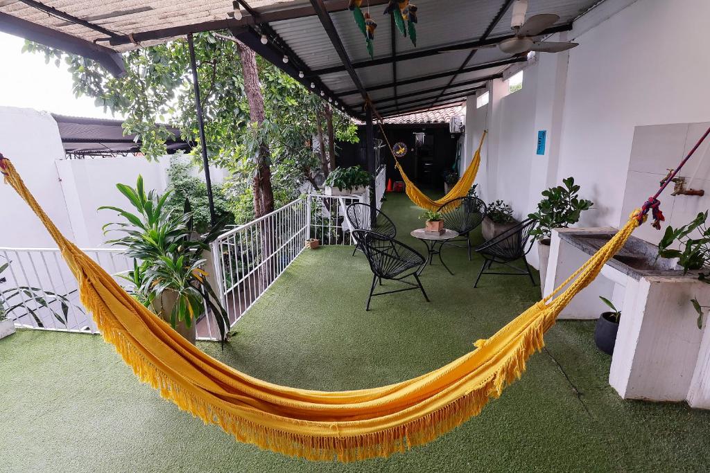 Giardino di Habitación privada con terraza y WiFi rápido en el centro