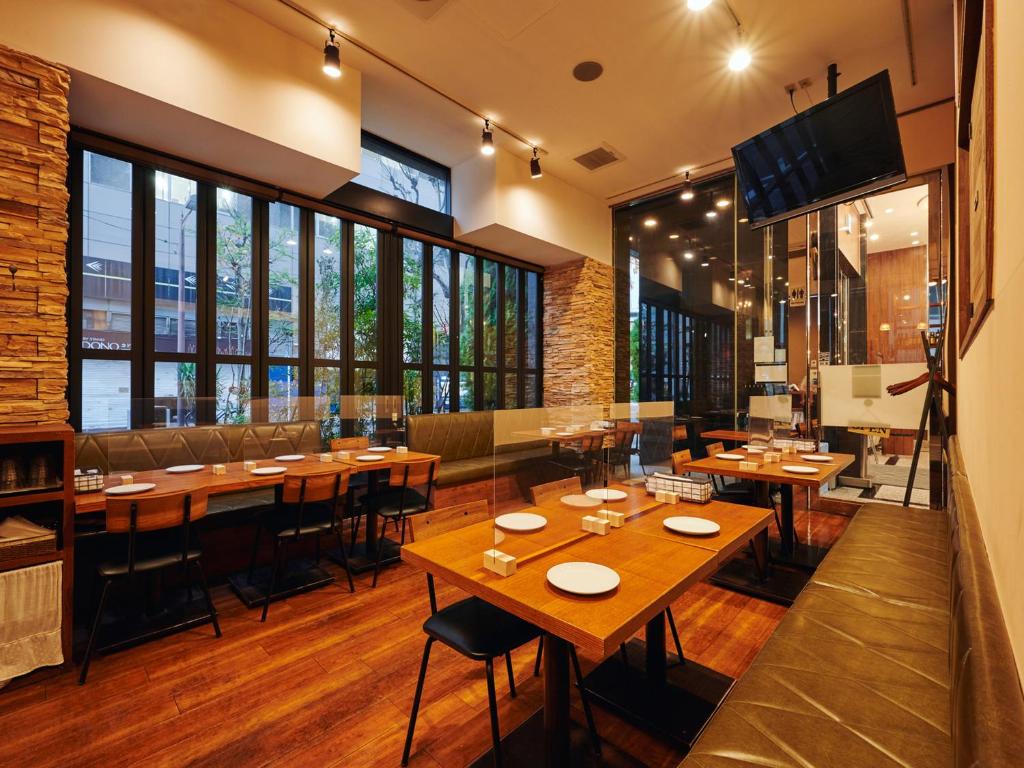 Restaurace v ubytování APA Hotel Ginza Shintomicho Ekimae Kita