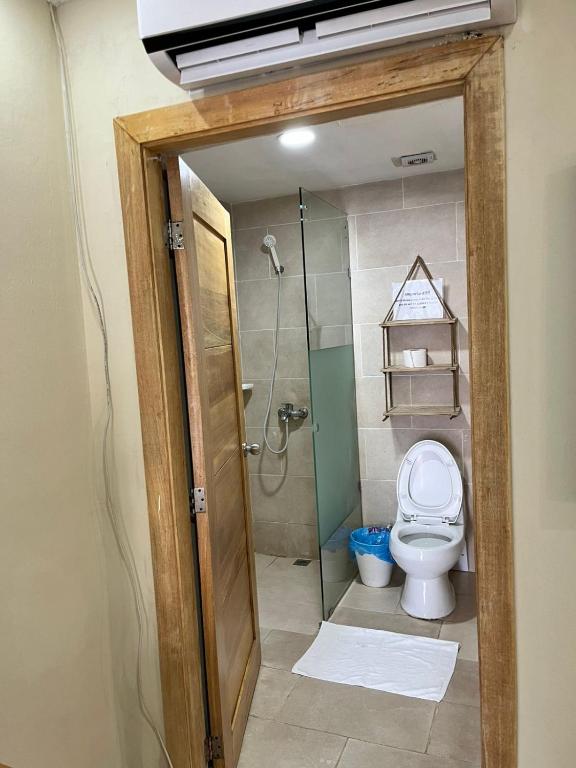 Koupelna v ubytování Hotel Bavaro