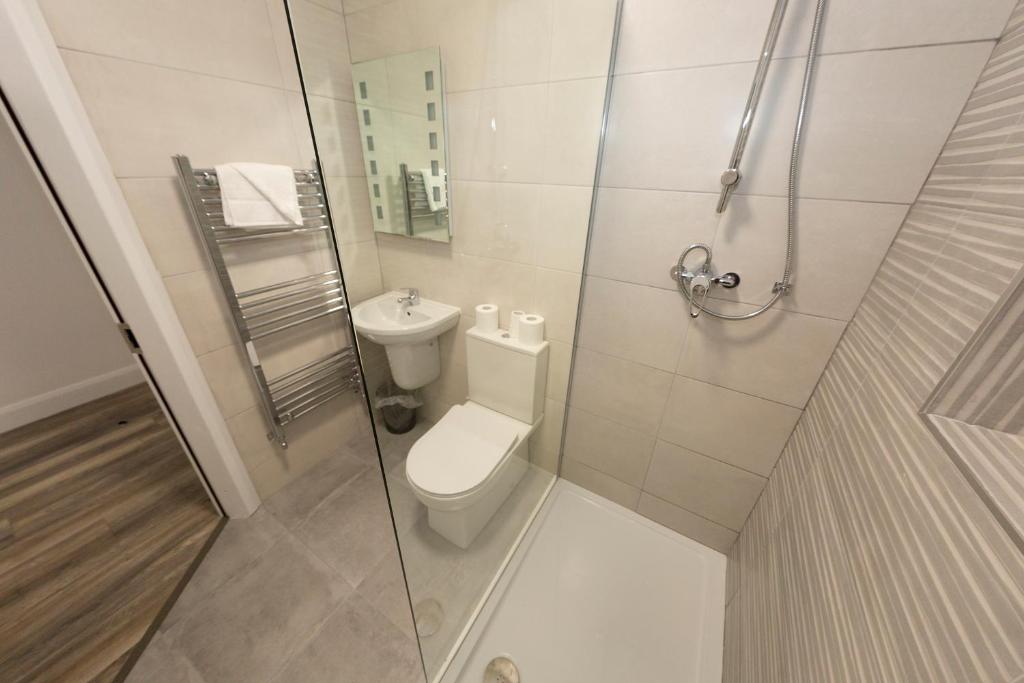 Koupelna v ubytování KCM Urban Retreats