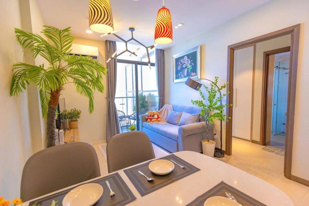 Posezení v ubytování Condotel CSJ Luxury Vũng Tàu