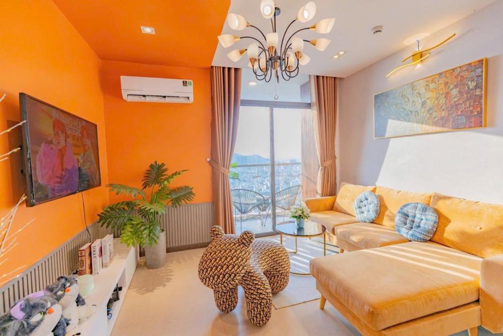 Posezení v ubytování Condotel CSJ Luxury Vũng Tàu