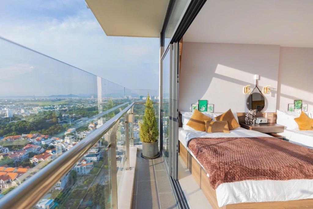 Balkón nebo terasa v ubytování Condotel CSJ Luxury Vũng Tàu