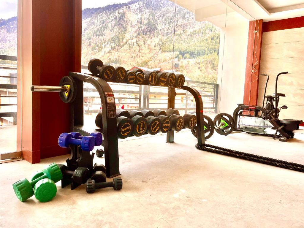 Fitness centrum a/nebo fitness zařízení v ubytování The Vista legacy Resort, Manali - #near mall road #centrally heated & air cooled rooms #big parking #best selling #premium rooms #luxury collection #open terrace #lift #playing zone #property of the year