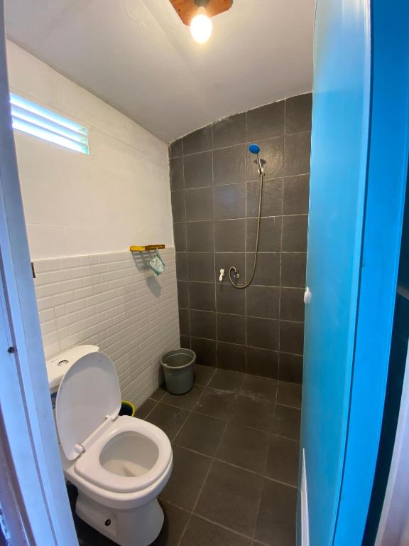Koupelna v ubytování Zaa Villa