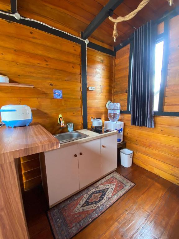 Kuchyň nebo kuchyňský kout v ubytování Zaa Villa