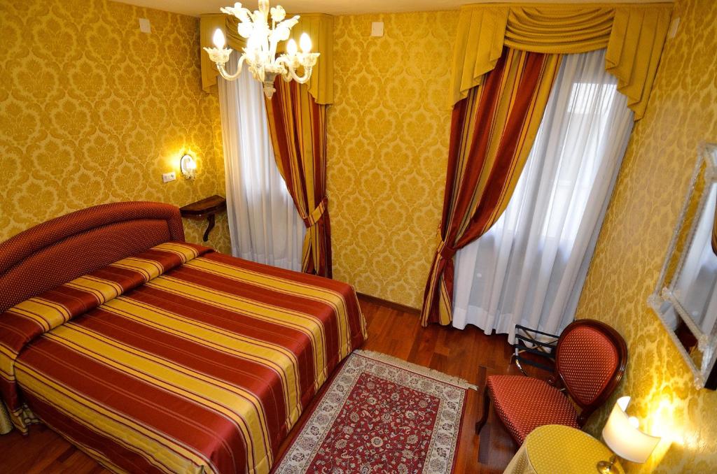Cama o camas de una habitación en Hotel Da Bruno