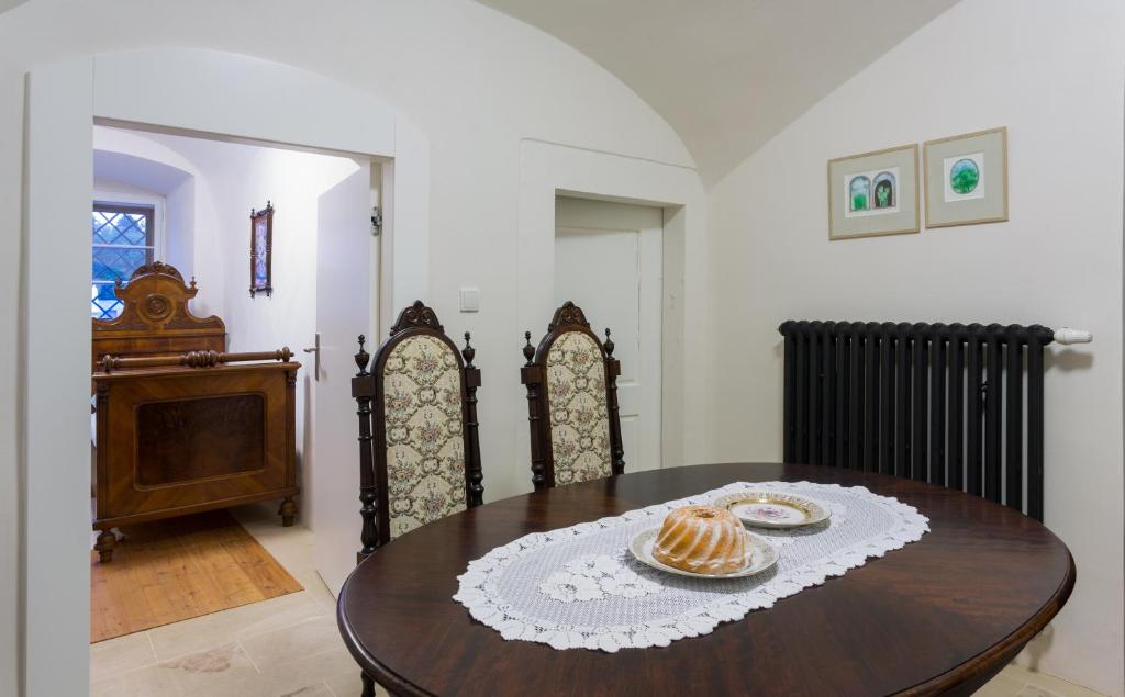 Area soggiorno di Zámecké apartmány Litomyšl