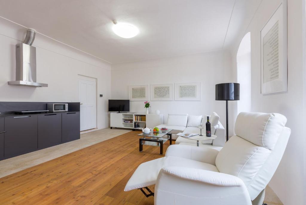 Cucina o angolo cottura di Zámecké apartmány Litomyšl