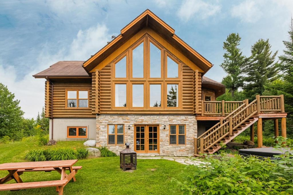 Zahrada ubytování Fiddler Lake Resort Chalet 87 Deer