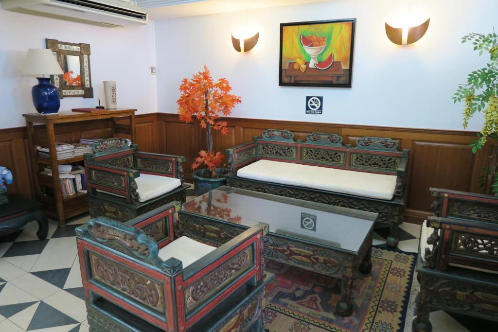 Posezení v ubytování Central Hotel