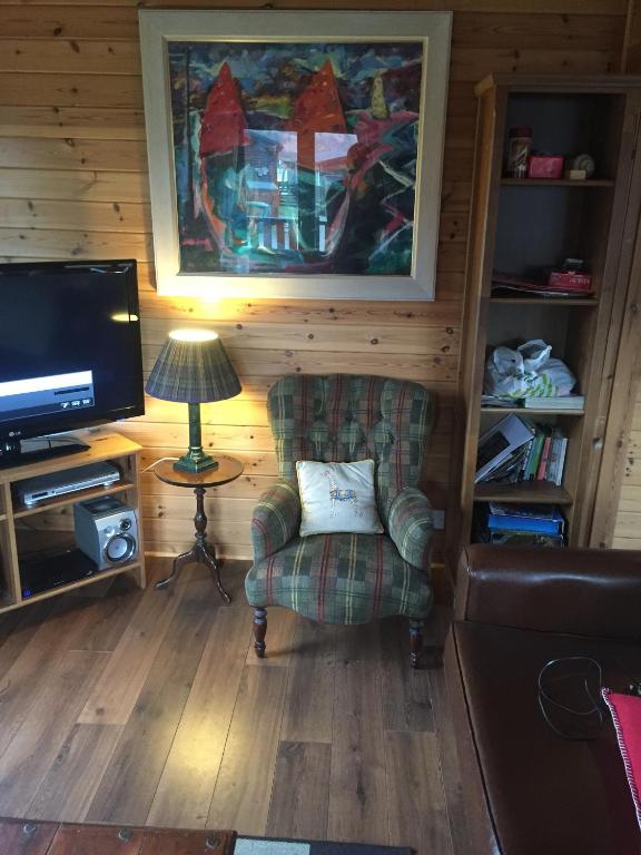 TV a/nebo společenská místnost v ubytování Lochlomondlodge22