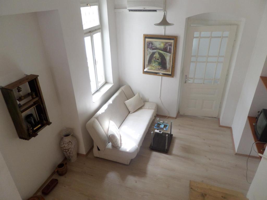 Posezení v ubytování River Apartment