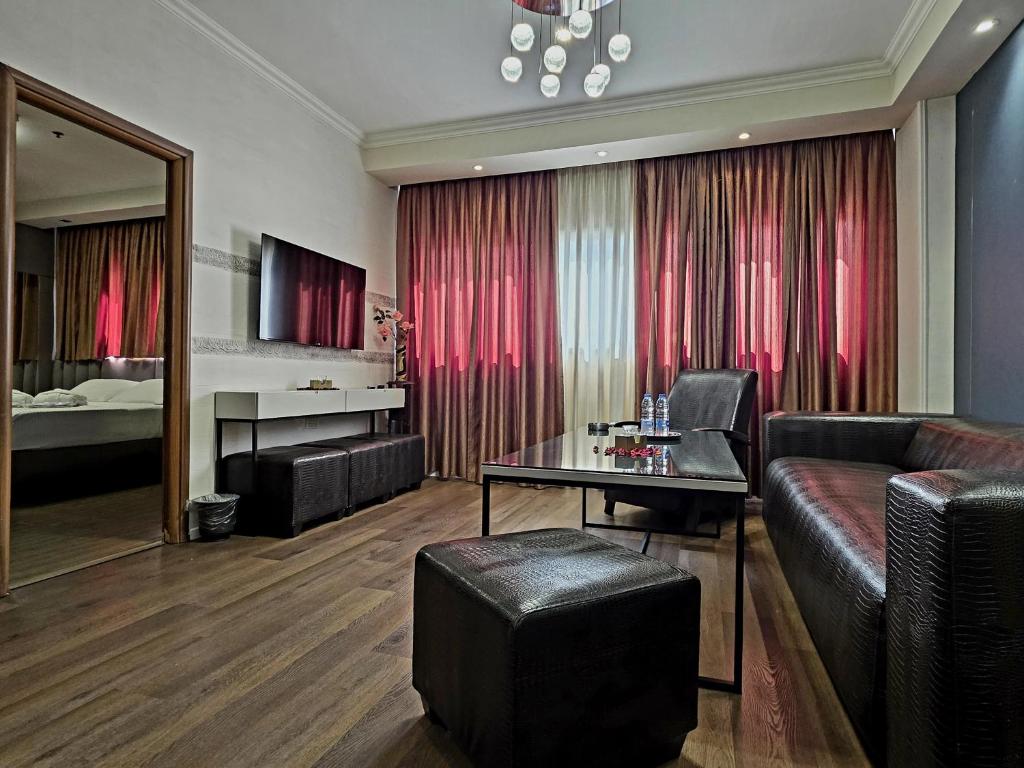 Postel nebo postele na pokoji v ubytování Hotel House