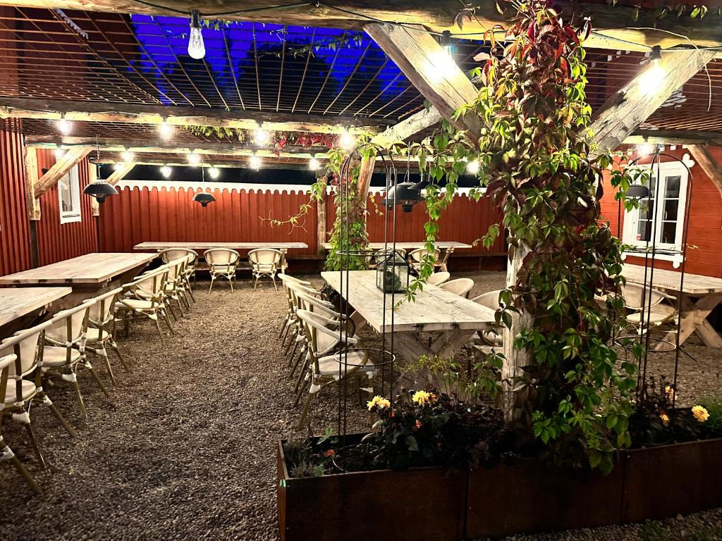 Restaurace v ubytování Musteriet i Djursdala