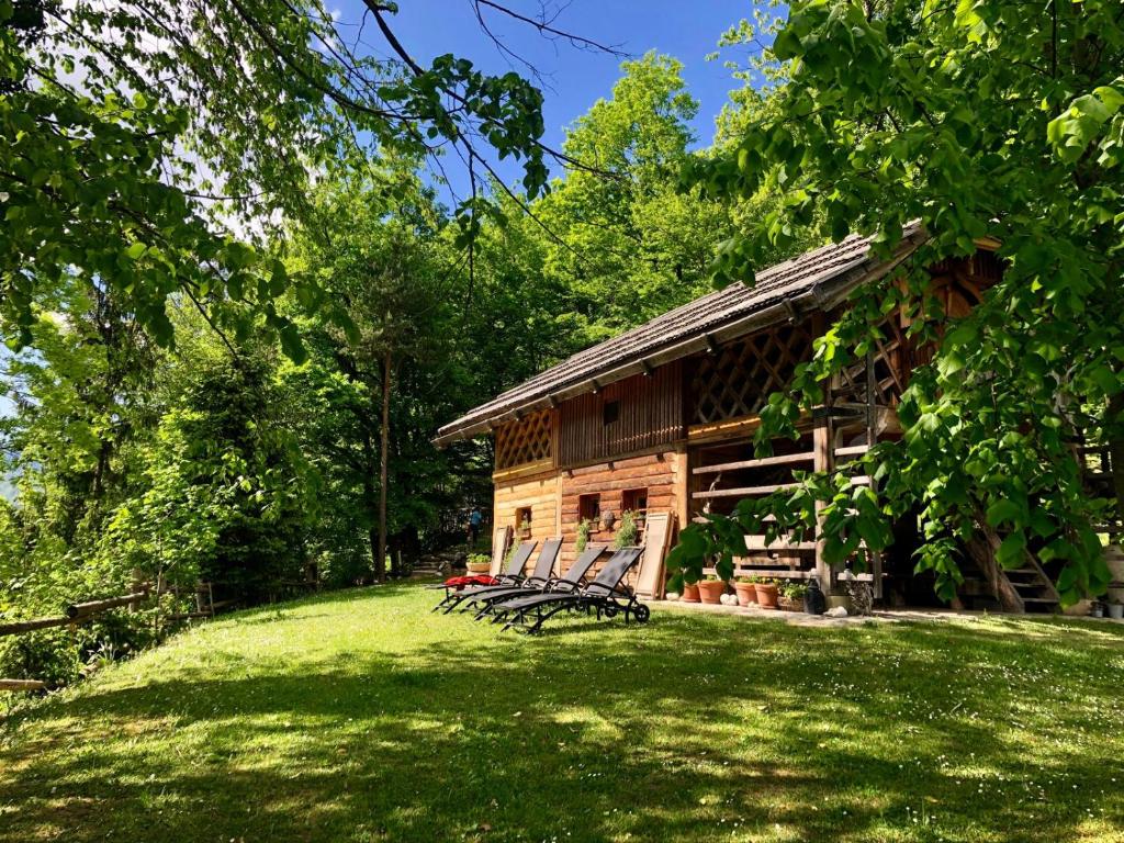 Zahrada ubytování Glamping Savinja