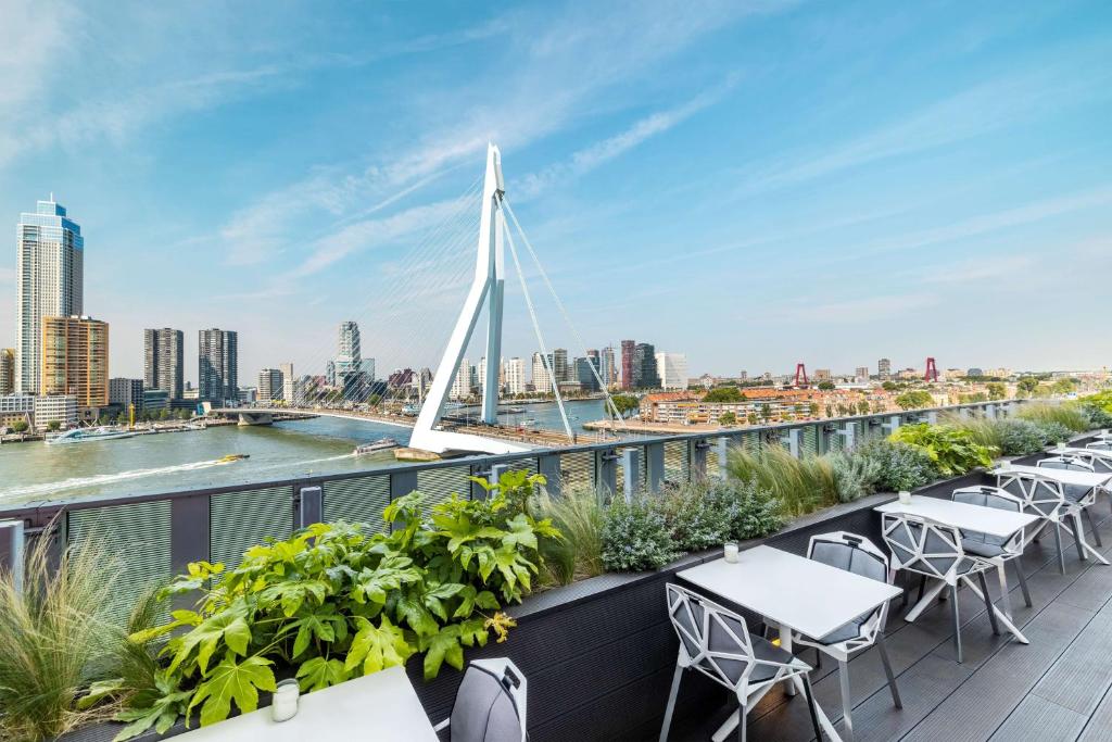 Balkón nebo terasa v ubytování nhow Rotterdam