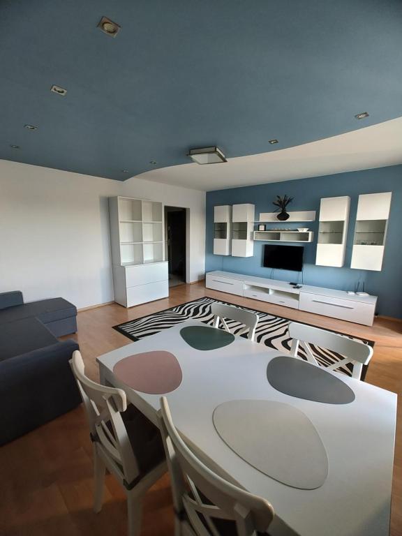 Et opholdsområde på Apartament Jodełka