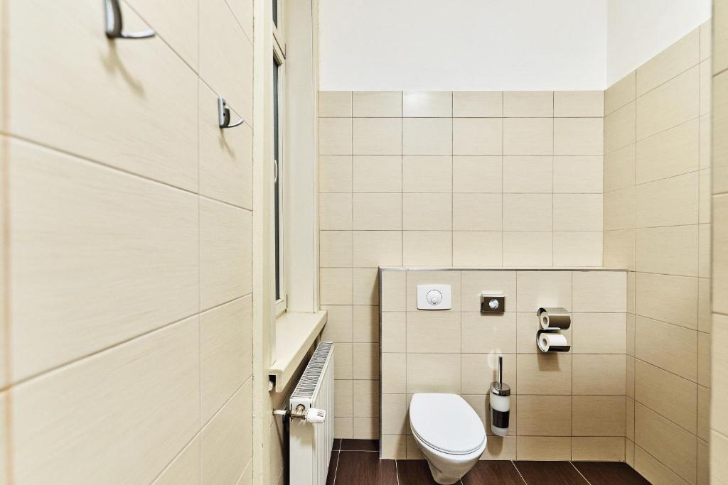 Koupelna v ubytování Hotel Pension Baron am Schottentor