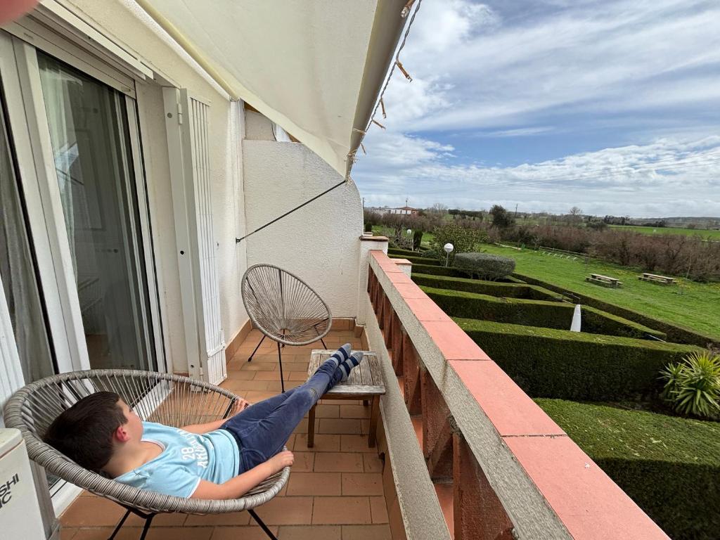 Balkón alebo terasa v ubytovaní Casas Plus Costa Brava