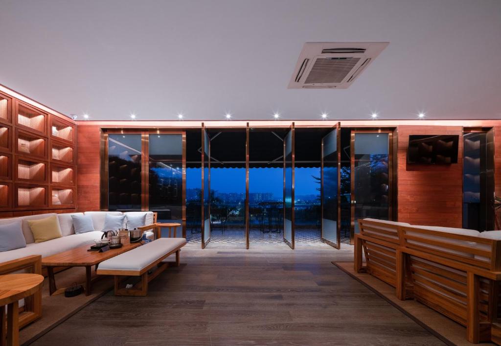 Posezení v ubytování Yunjian Hotel