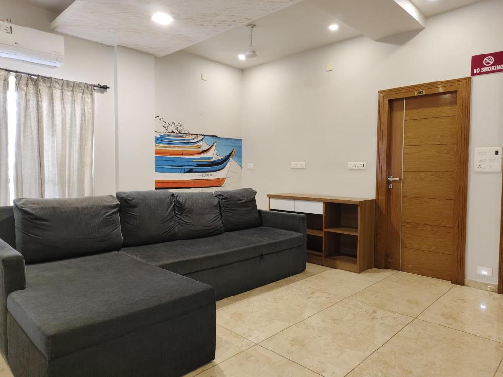 Posezení v ubytování Classio Residency