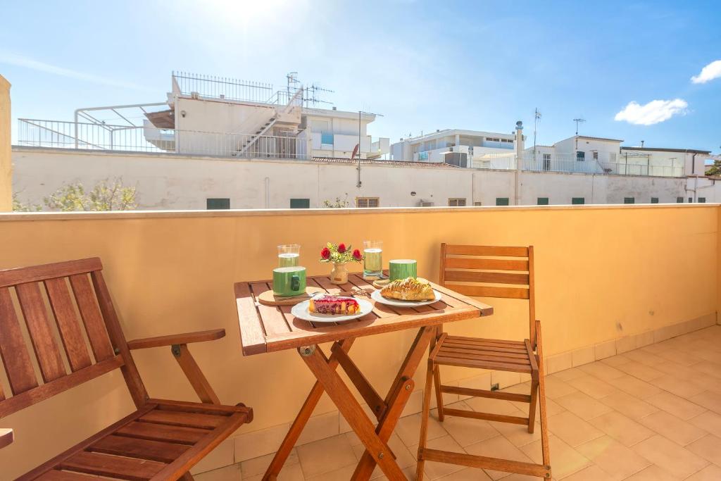 Balkoni atau teres di Riviera House Alghero