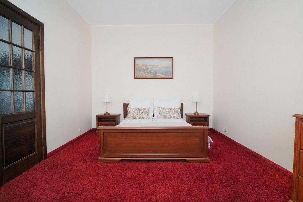 Posteľ alebo postele v izbe v ubytovaní TOTU HOME Classic Apartment Gdynia