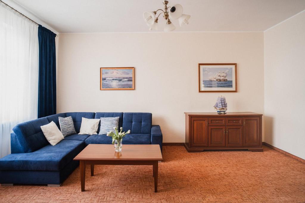 Posedenie v ubytovaní TOTU HOME Classic Apartment Gdynia