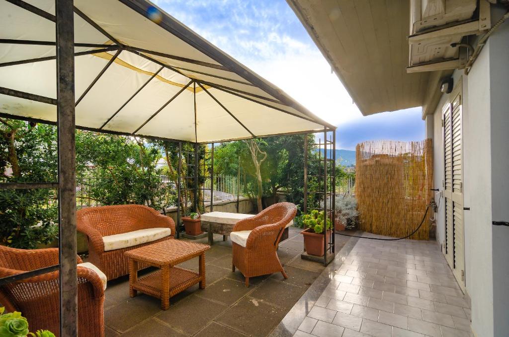 Χώρος καθιστικού στο Casa Mariba Appartamento al mare piano terra