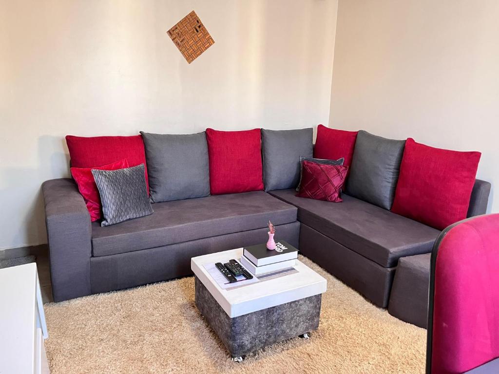 Posezení v ubytování Lora Homes