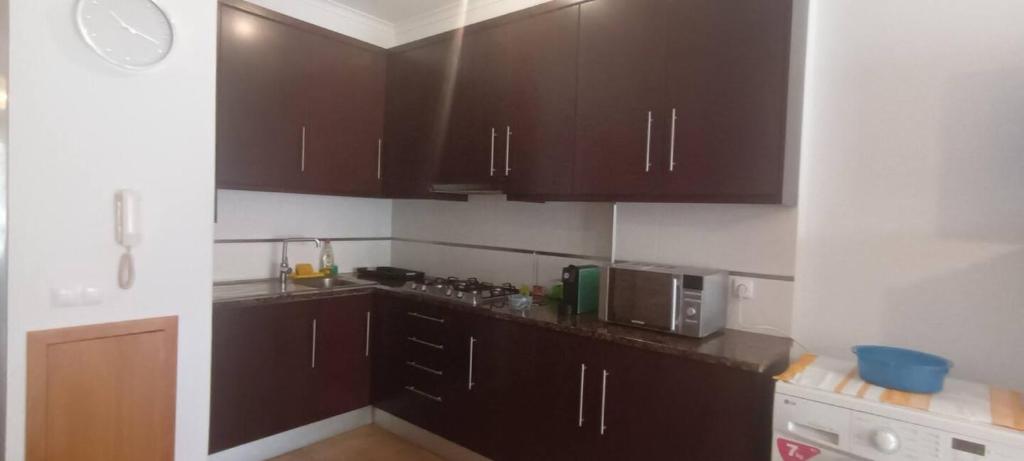 Køkken eller tekøkken på T2 Edificio Aquazul