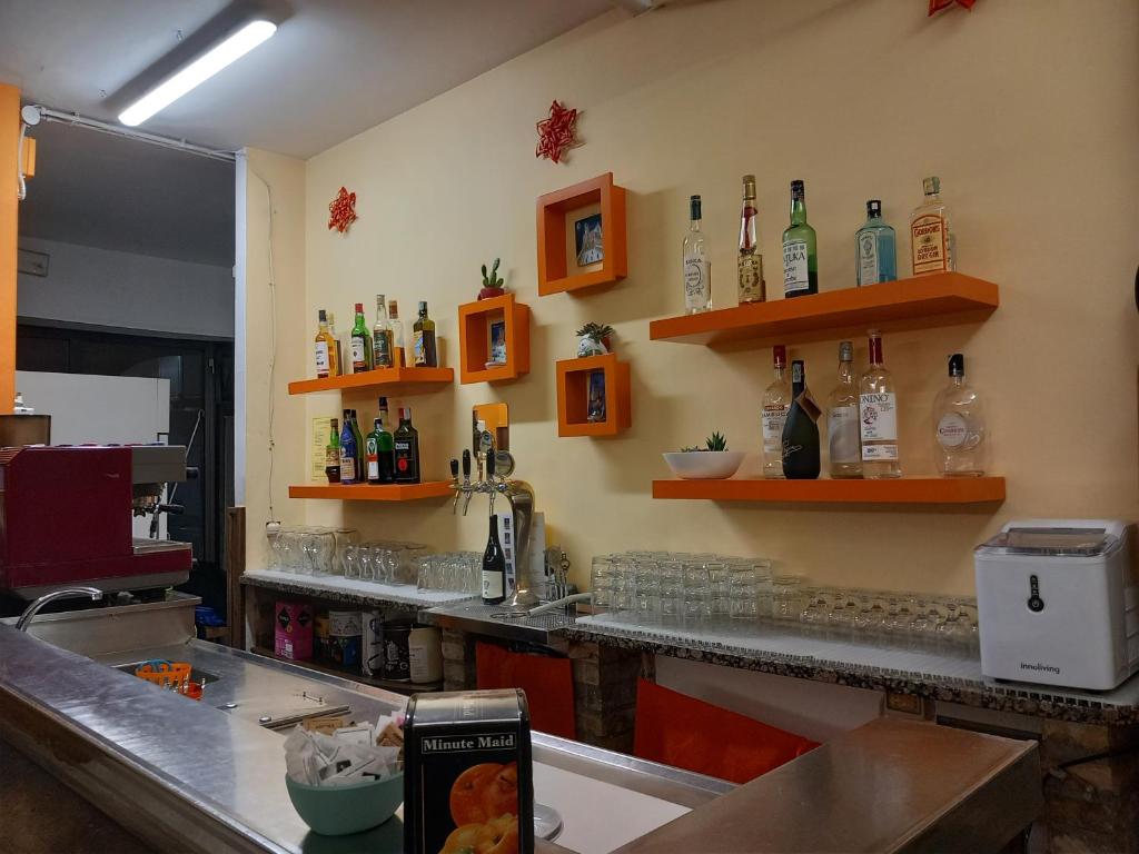 Lounge nebo bar v ubytování Hotel Fontanella