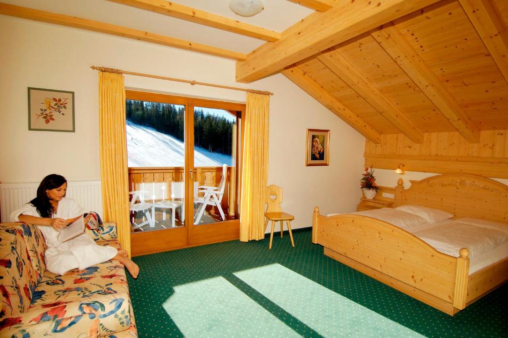 Postel nebo postele na pokoji v ubytování Hotel Jú Furcia