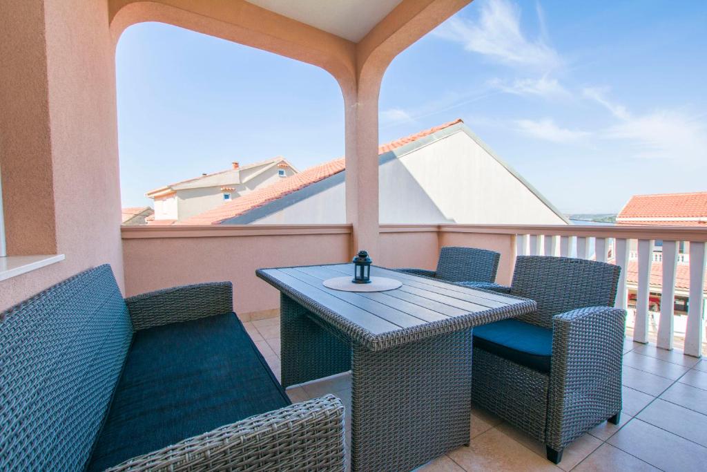 Balkón alebo terasa v ubytovaní Apartment Kreso