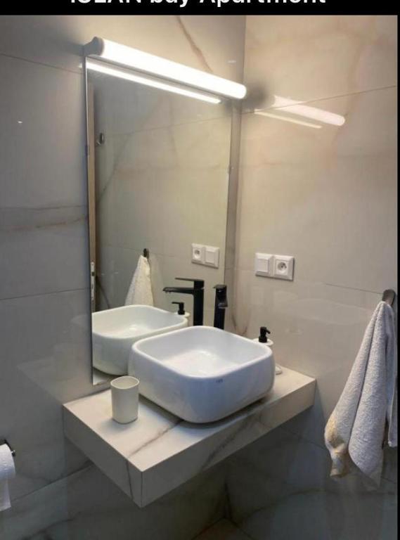 Koupelna v ubytování Chic apartment islan