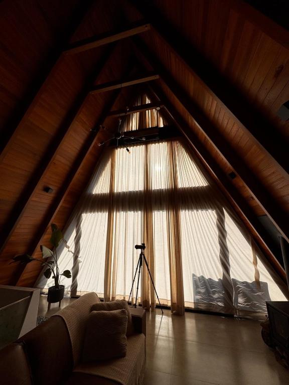 Posezení v ubytování Alpinada Cabanas
