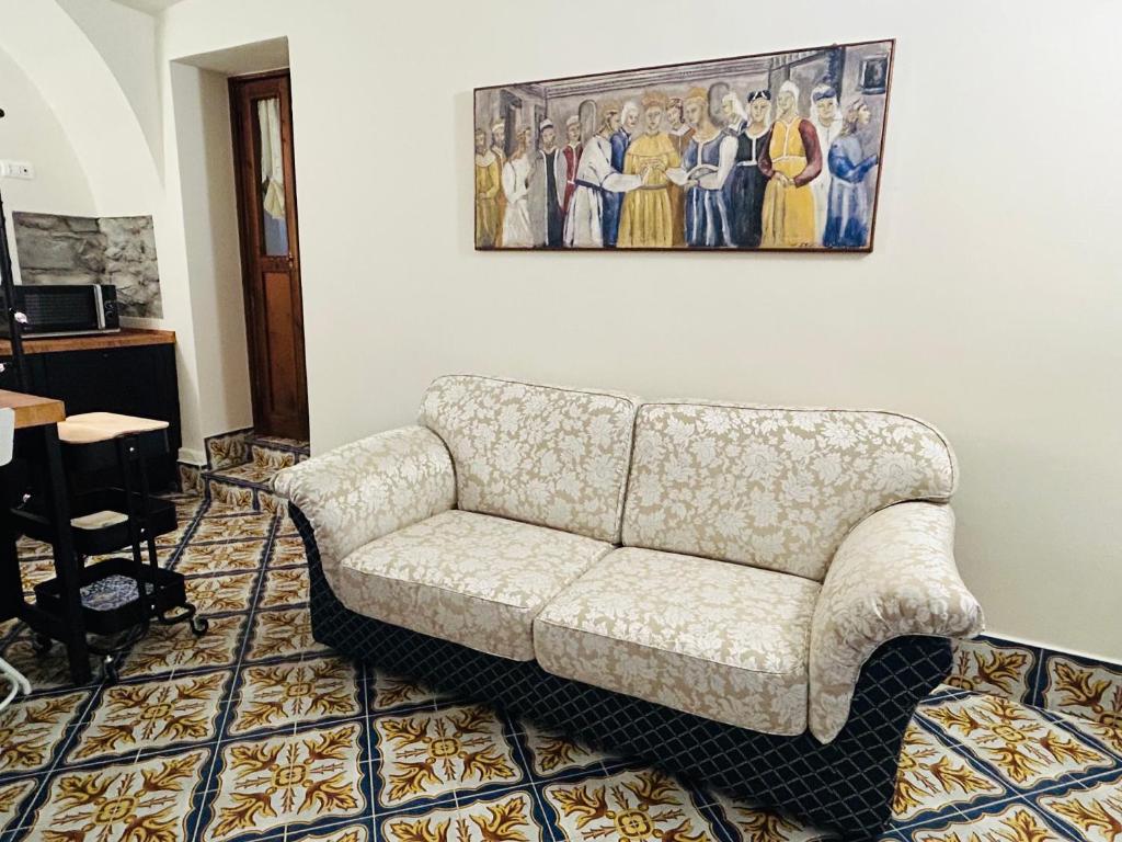 Posezení v ubytování LA CURT guest house