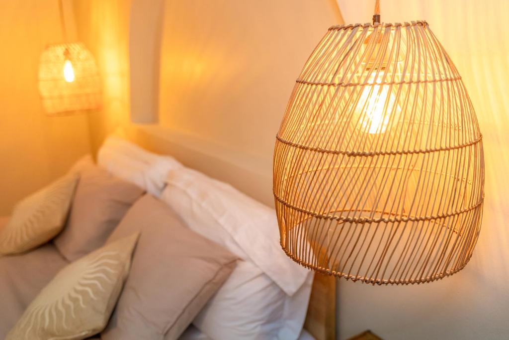 Postel nebo postele na pokoji v ubytování Botanica Villas