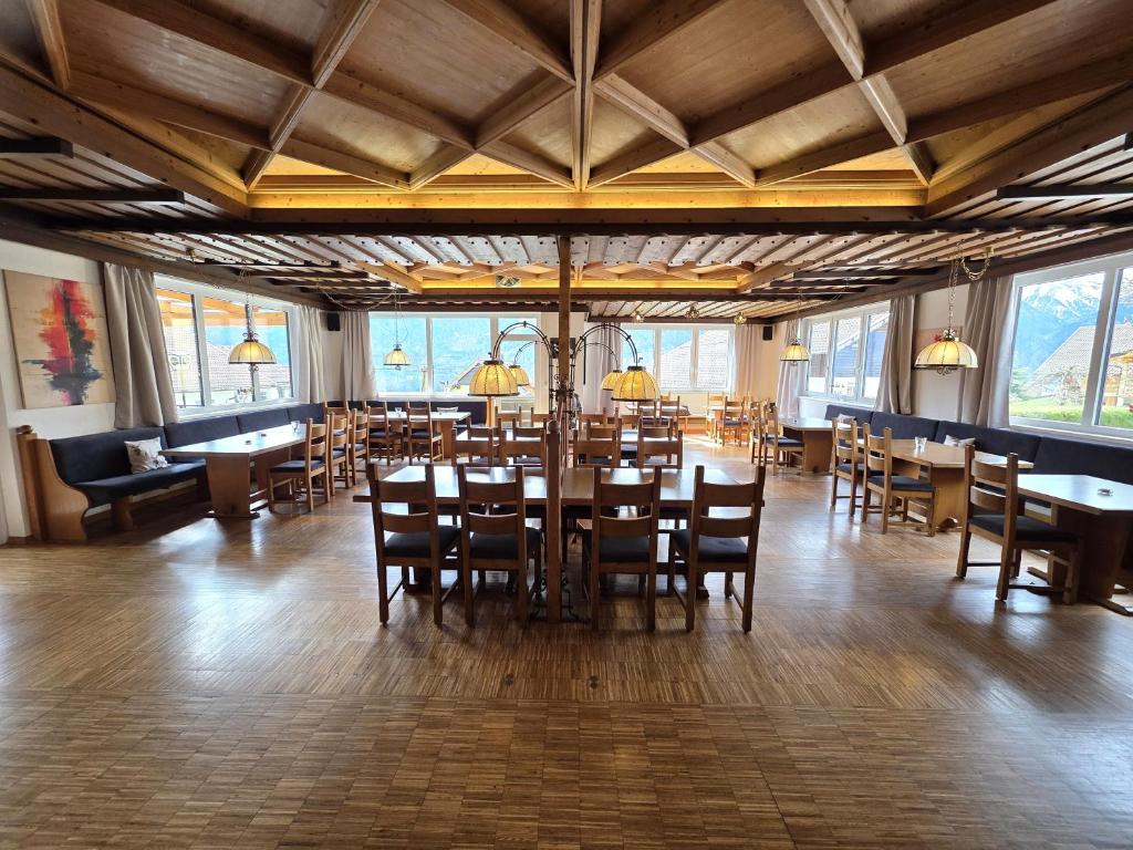 Restoran atau tempat lain untuk makan di Frühstückspension Irschen