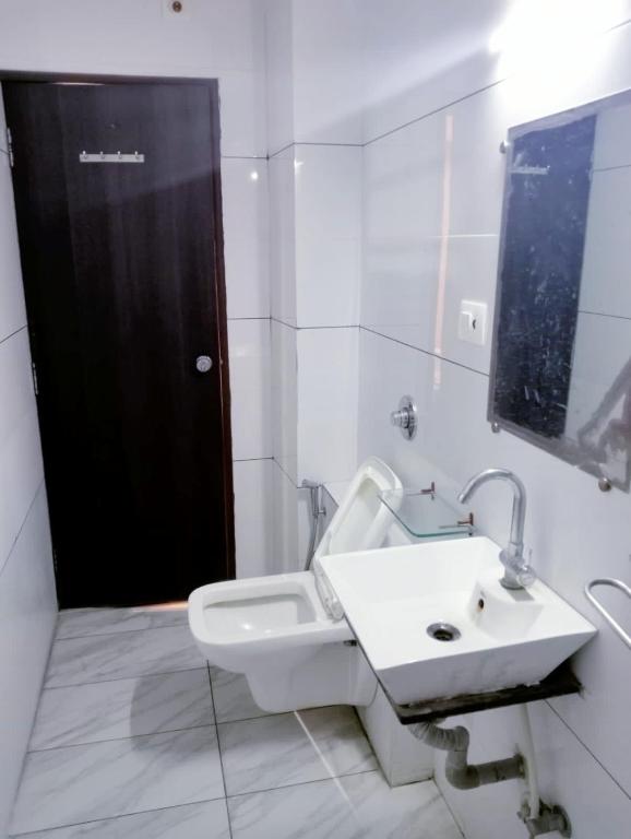 Koupelna v ubytování Hotel Gir Scintilla