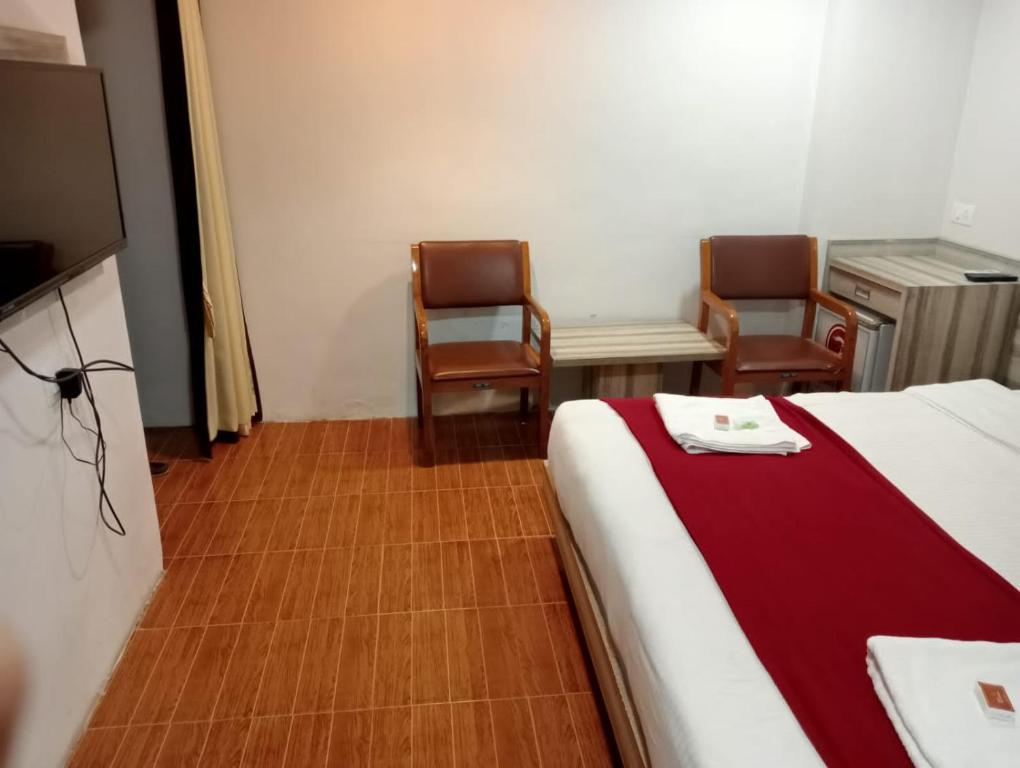 TV a/nebo společenská místnost v ubytování Hotel Gir Scintilla