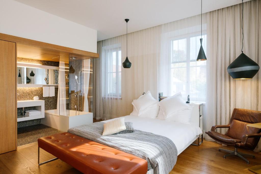 Area soggiorno di B2 Hotel Zürich