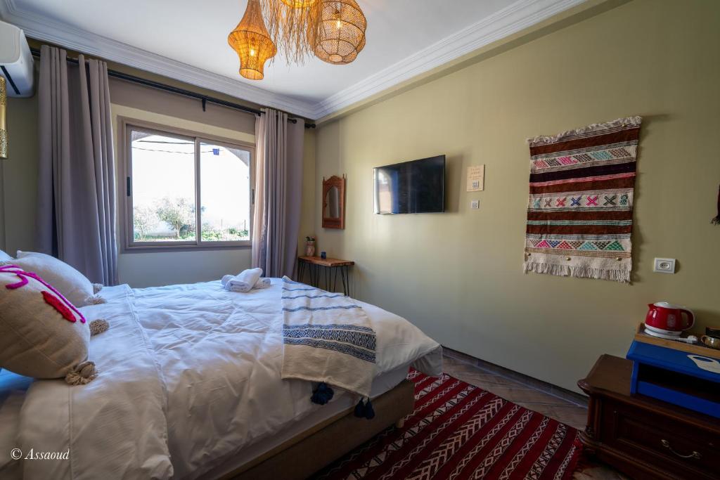 Postel nebo postele na pokoji v ubytování Casa maravillosa
