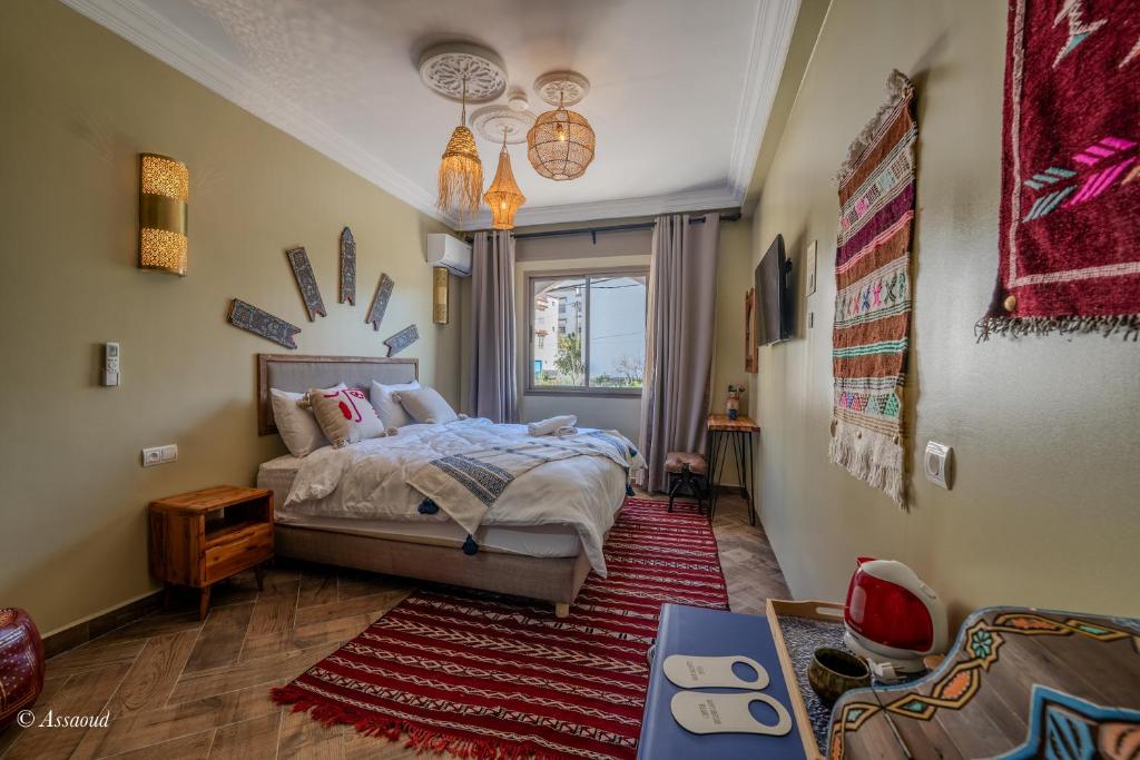 Postel nebo postele na pokoji v ubytování Casa maravillosa